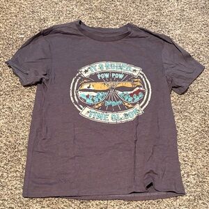 Rock & Roll Cowgirl Brown Graphic Tee